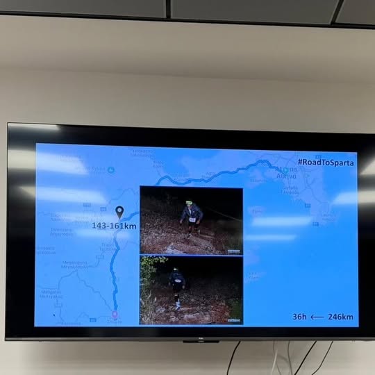 שקופית מסלול הספרטתלון מתוך הרצאה של טל כרמל
